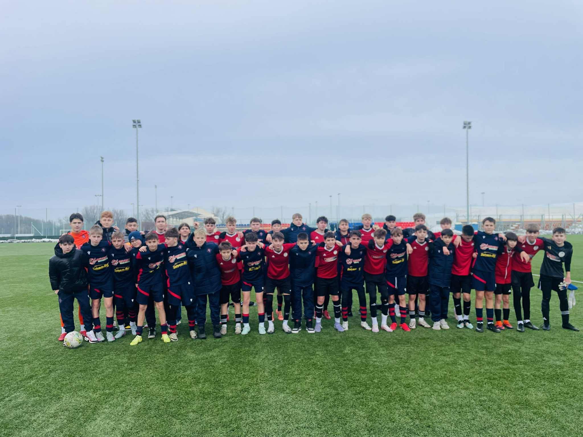 Edzőmeccset játszott az U14-es csapat